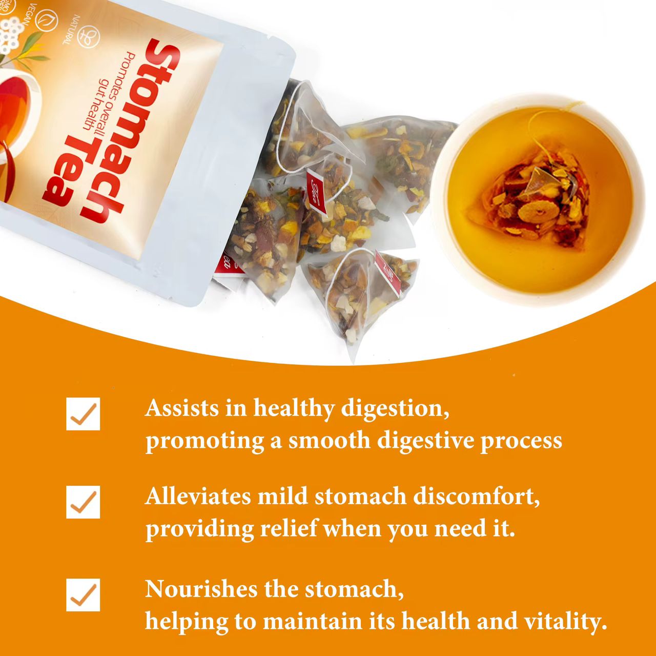 Stomach Tea – Tisane Santé Digestive & Confort Gastrique