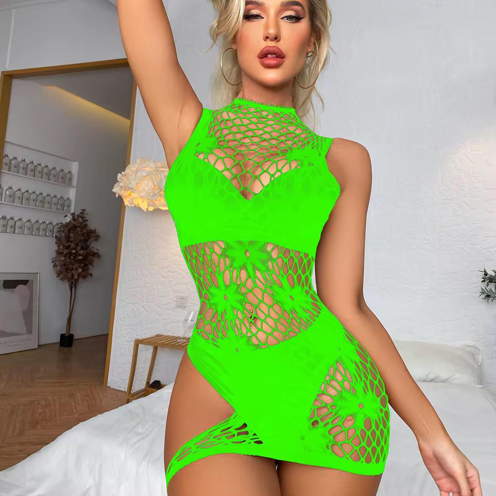 Robe Filet Résille Noire – Body Dress Transparente & Sensuelle | XS à XXL