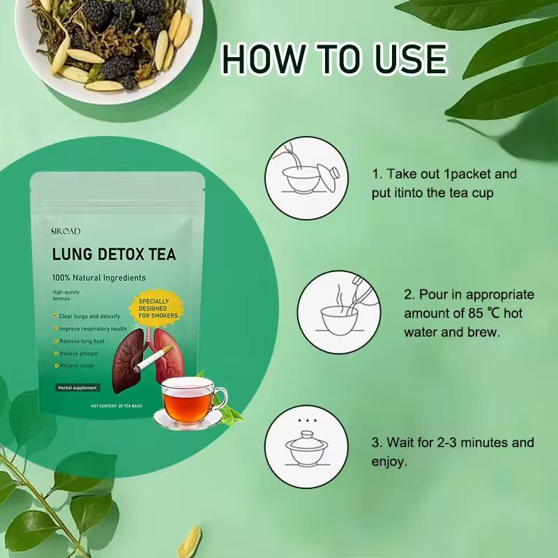 Lung Detox Tea – Tisane Détox Poumons 100% Naturelle
